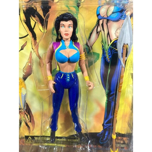 Pandora Avatar Press Comic Book 7" Action Figure 1997 Bolt Entertainment New NOC - Picture 2 of 7